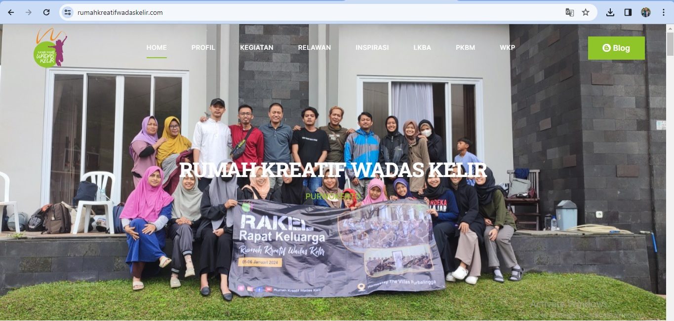 Peluncuran Website Rumah Kreatif Wadas Kelir